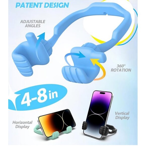 PICK ONE Thumbs Up Pink and White Cell Phone iPad Adjustable Stand NWoT - Picture 2 of 5